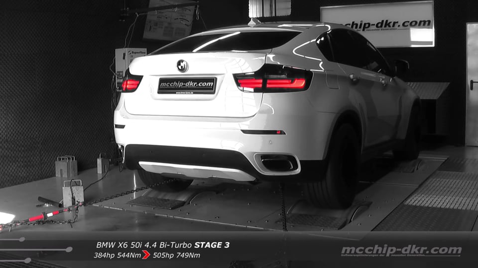 mcchip-dkr Leistungssteigerung / Chiptuning BMW X6 50i 4.4 Bi-Turbo Stufe 3 