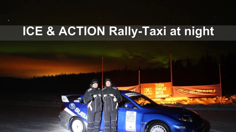 ICE & ACTION Rally-Taxi at night