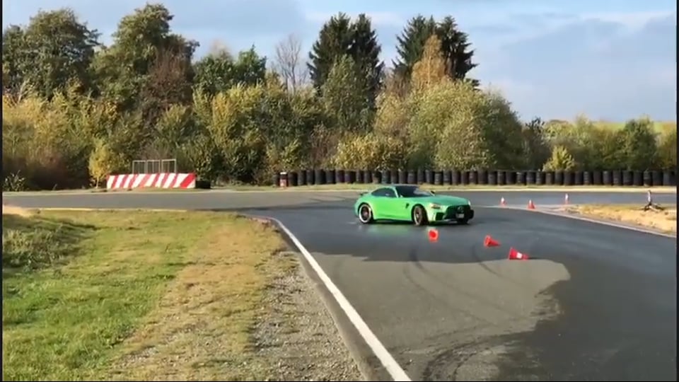 funtracks.de AMG GT/R Drift Asphalt Driftkurs Schleiz