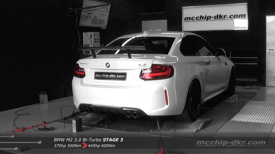 mcchip-dkr Leistungssteigerung / Chiptuning BMW M2 3.0 Twinturbo Stage 3