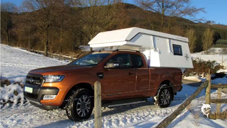 Ford Ranger Wildtrak mit dem Fernweh-Mobil