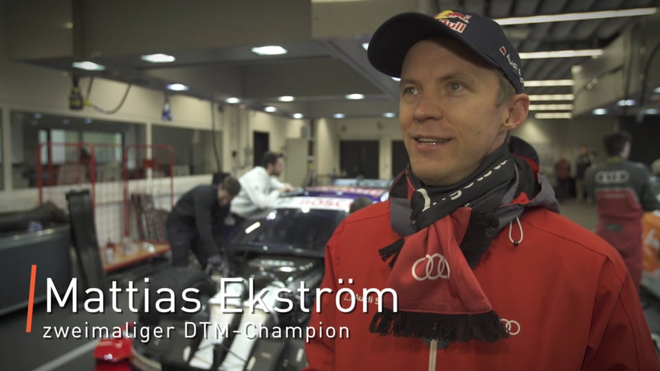 Pascal Groß zu Gast bei Mattias Ekström – Vorstellung des neuen DTM 2017 Audi...