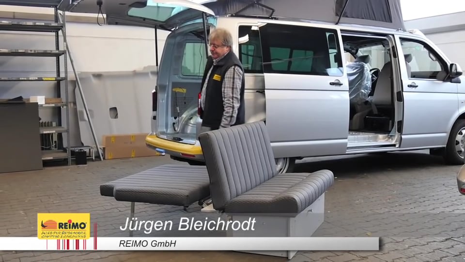 REIMO Sitz-/Schlafbänke für Campingbusse 