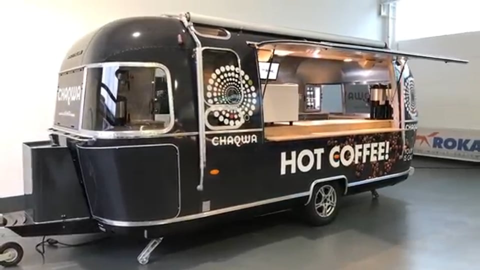 Ein Airstream für CHAQWA Kaffee in Norwegen