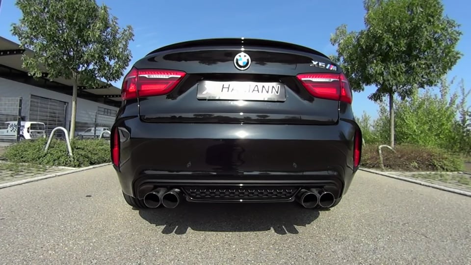 BMW X6 M F86 sport rear muffler 