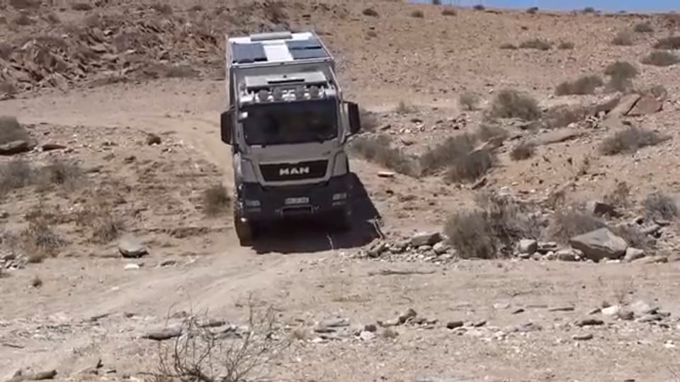 The Globetrotter Vehicle Atacama 6300 is put to a test