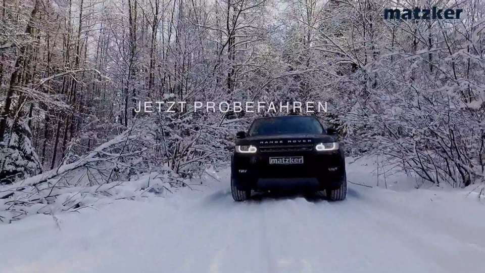 Range Rover Sport von Matzker im Schnee