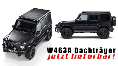 Dachträger für Mercedes G-Klasse (463A) aus Aluminium mit Scheinwerfern (BQ).jpg