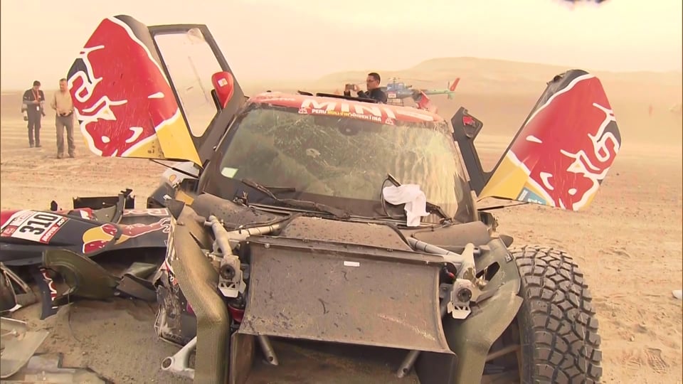 Rallye Dakar 2018 – Bryce Menzies spectacular crash