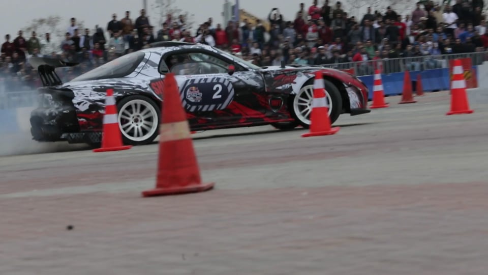 Winning run in Kairo, Ägypten: Red Bull Car Park Drift 2018 Qualifying