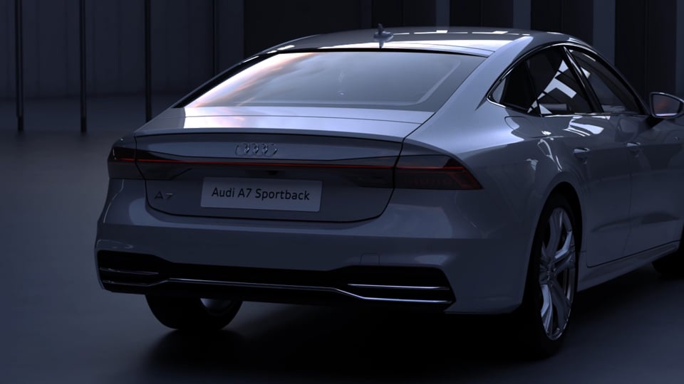 Animation Audi A7 2017 Lichtdesign