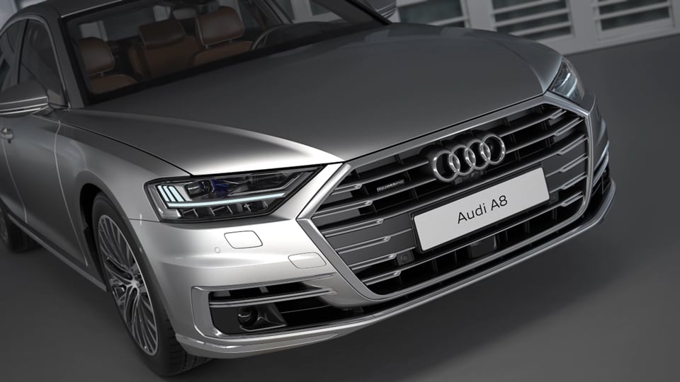 Animation Audi A8 - Matrix LED-Leselicht