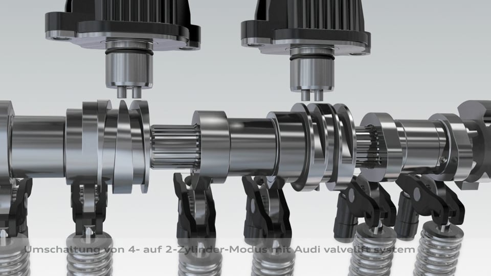 Audi Q3 - Cylinder on demand Animation