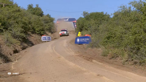 Kalle rovanperä Rallye Greece Toyota Gazoo racing Sonntag Mittag Führender Hitze Staub.png