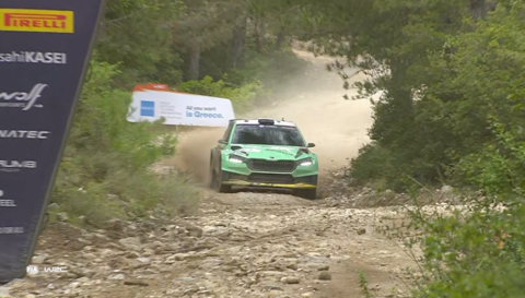 andres Mikkelsen Skoda Fabia RS Rallye Greece Griechenland Samstag Offroad.png