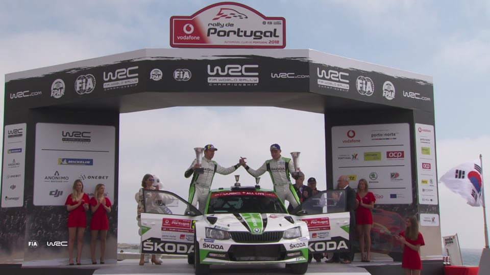 WRC2 FIA World Rallye Championship – Stop 6 in Portugal: Sonntag – Hattrick!