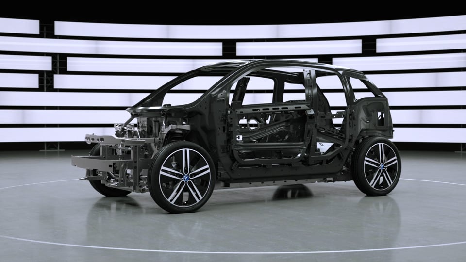 BMW i3 (94Ah) Technikanimation (ohne Range Extender)