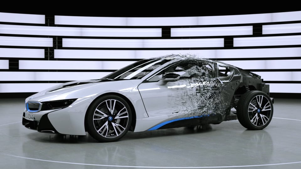 BMW i8 Technikanimationen - ohne Text (deutscher Abbinder)