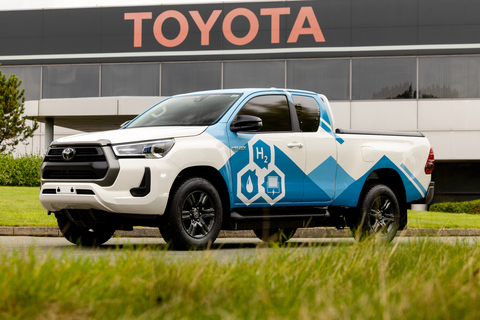 Entwicklung des wasserstoffbetriebenen Toyota Hilux geht in die nächste Runde.