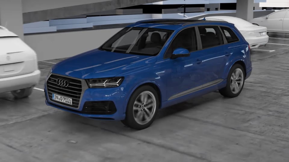 Audi Q7 3.0 TDI quattro Allradlenkung - Animation