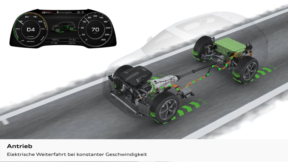 Audi Q7 e-tron 3.0 TDI quattro - Animation