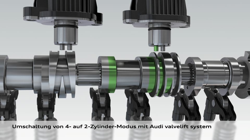 Audi Q3 - Cylinder on demand Animation