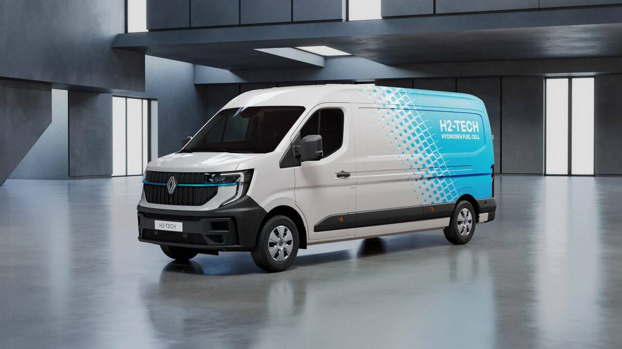 Renault Master H2-Tech Prototyp setzt mit 700 km Reichweite* und 5-Minuten-Ladung den neuen Standard für Wasserstoff.