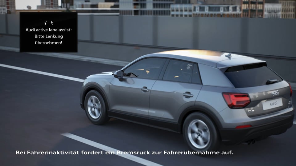 Audi Q2 - Animation Notfallassistent