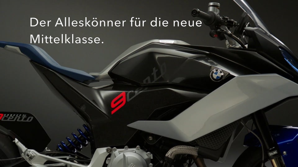 BMW Motorrad Concept 9cento – Ein smarter Alleskönner für die Straße.