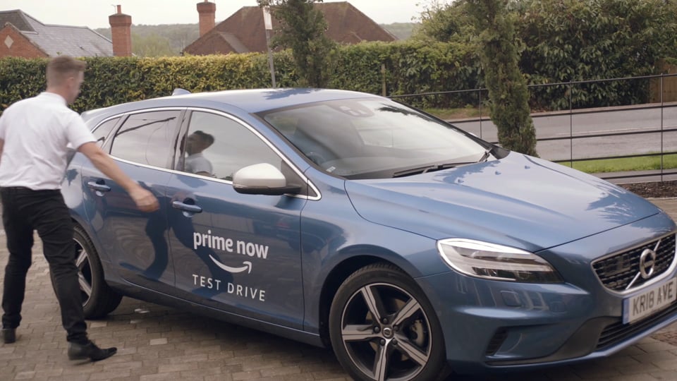 Innovative Volvo becomes first car company in UK to offer ‘Prime Now test drives’ with Amazon 