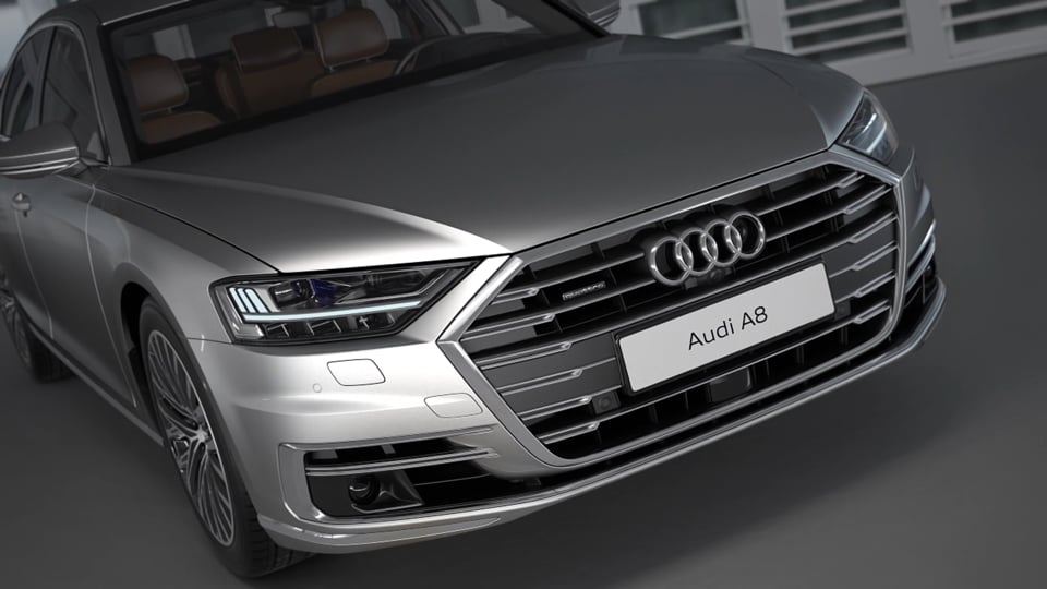 Animation Audi A8 - Matrix LED-Leselicht