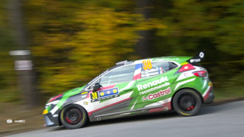 Matteo Chatillon Renault WRC 2024 Rallye Deutschland Passau Freitag Führender.png