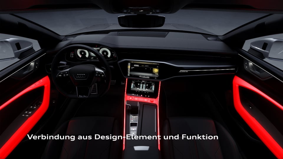 Animation Audi A7 2017 Interieurdesign