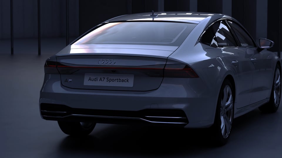 Animation Audi A7 2017 Lichtdesign