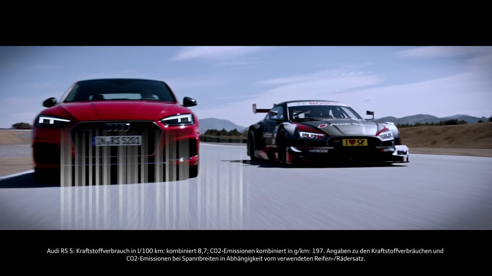 Born on the track, built for the road - Audi RS 5 und RS 5 DTM