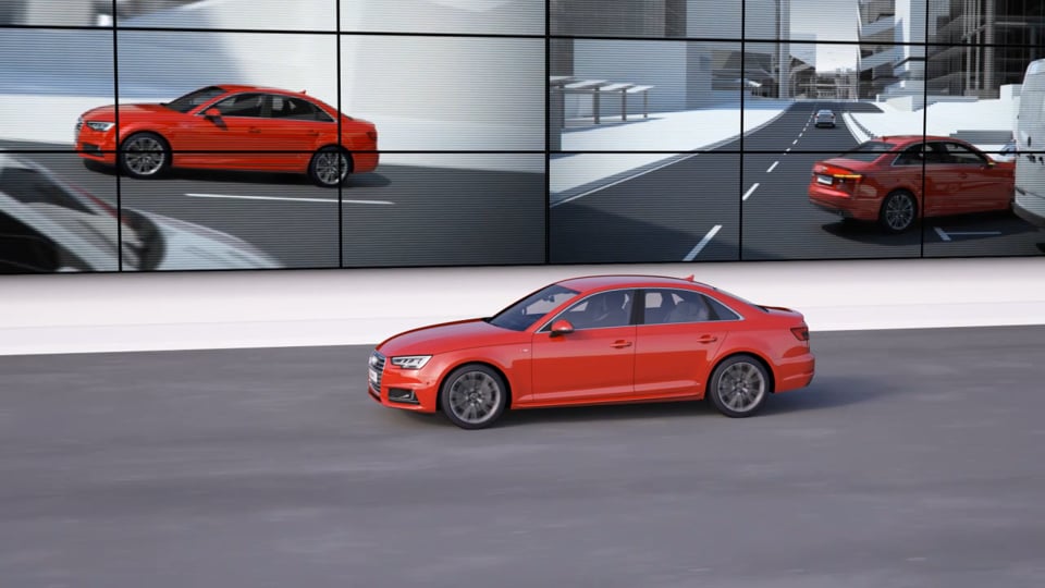 Audi A4 - Animation Prädiktiver Effizienzassistent