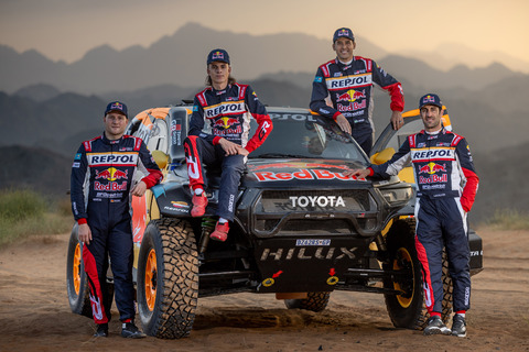 Toyota Gazoo Racing bereit für die Rallye Dakar.