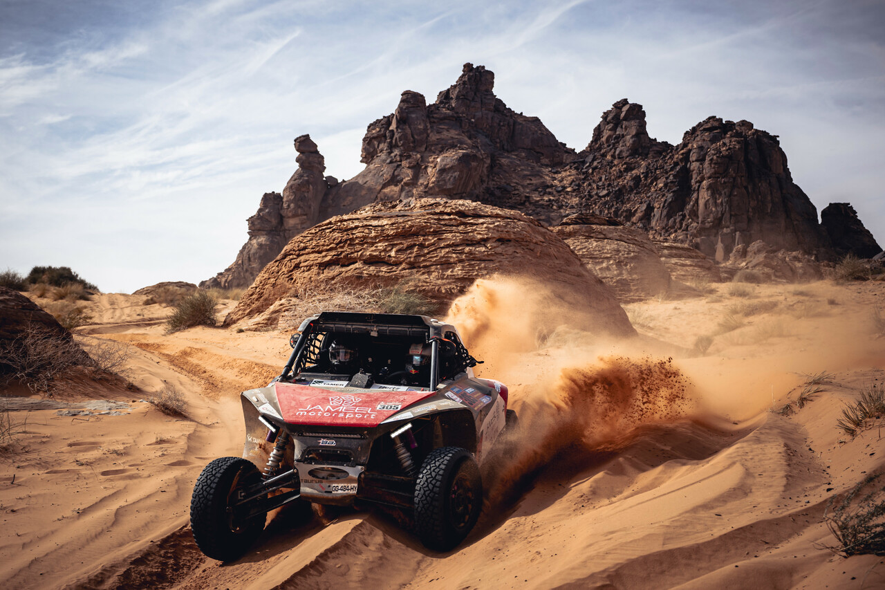 Rallye Dakar 2025, Tag 9, Etappe 6: Der fünffache Dakar-Champion Al-Attiyah macht viel Boden gut.