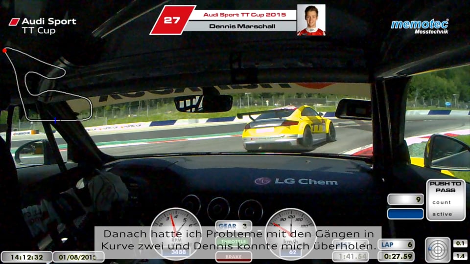 60 Seconds of Audi Sport 65/2015 – Audi Sport TT Cup Spielberg, Rennen 1