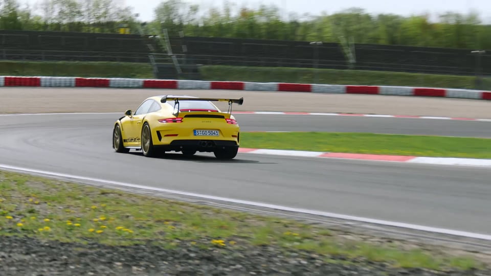 Mark Webber and the GT3 RS at Nürburgring