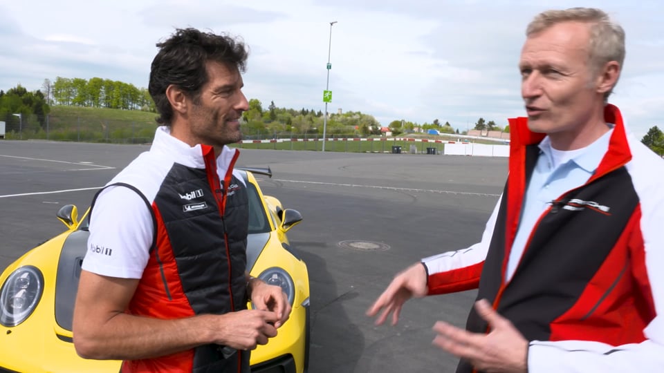 Mark Webber and Andeas Preuninger talk about the GT3 RS