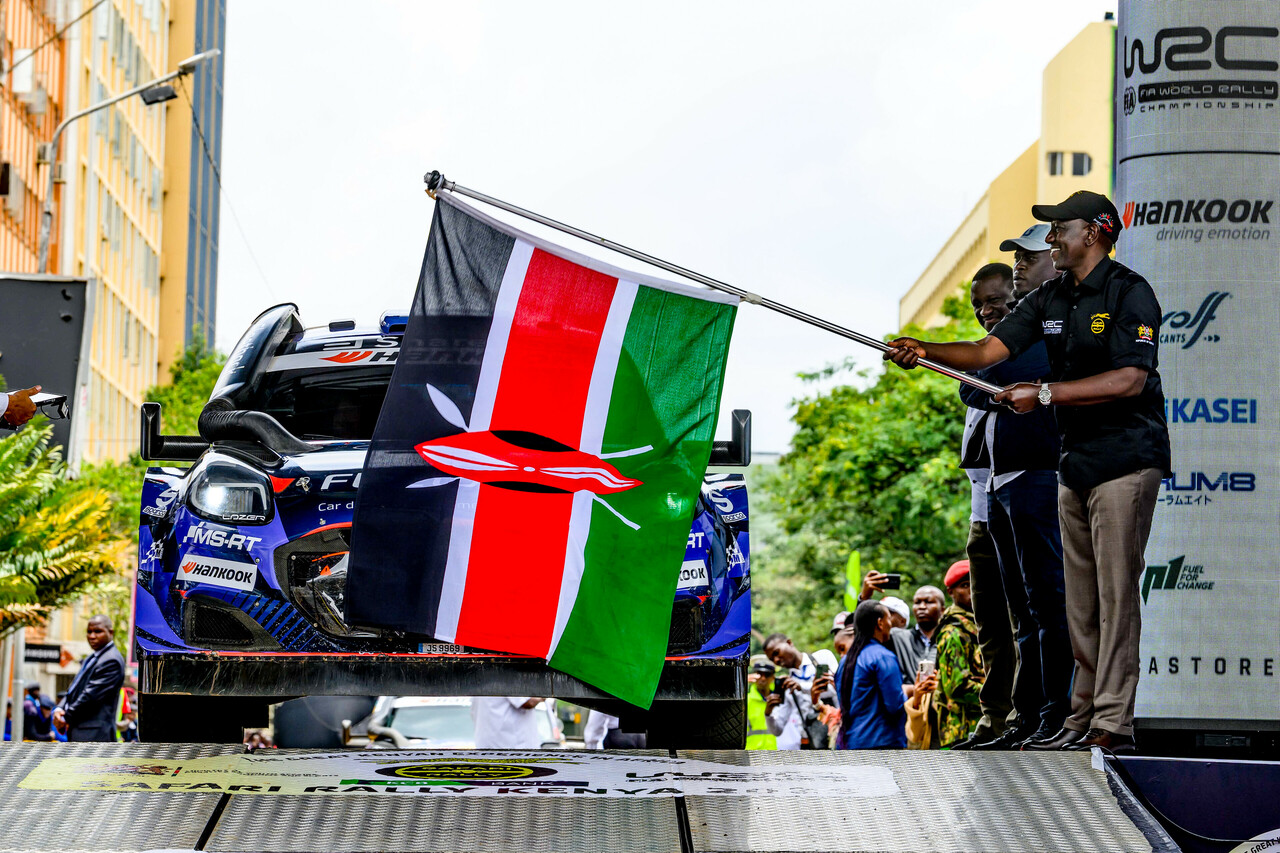 WRC 2025 | Safari Rallye Kenya: Präsident William Ruto eröffnet Safari Rally Kenya, Tänak übernimmt früh die Führung .