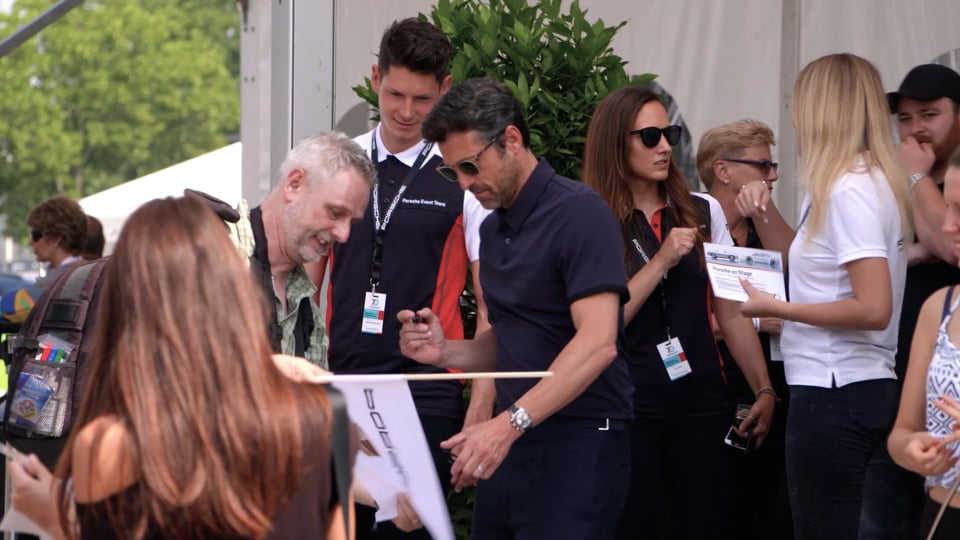 Patrick Dempsey at the Sportscar Together Day