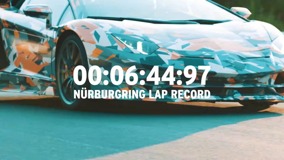 A new Lamborghini takes the Nürburgring lap record...