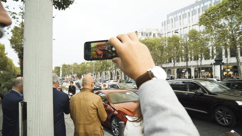  Lexus showcases its new RC Coupe in Sharp Yet Smooth pop-up event on the Champs-Élysées...