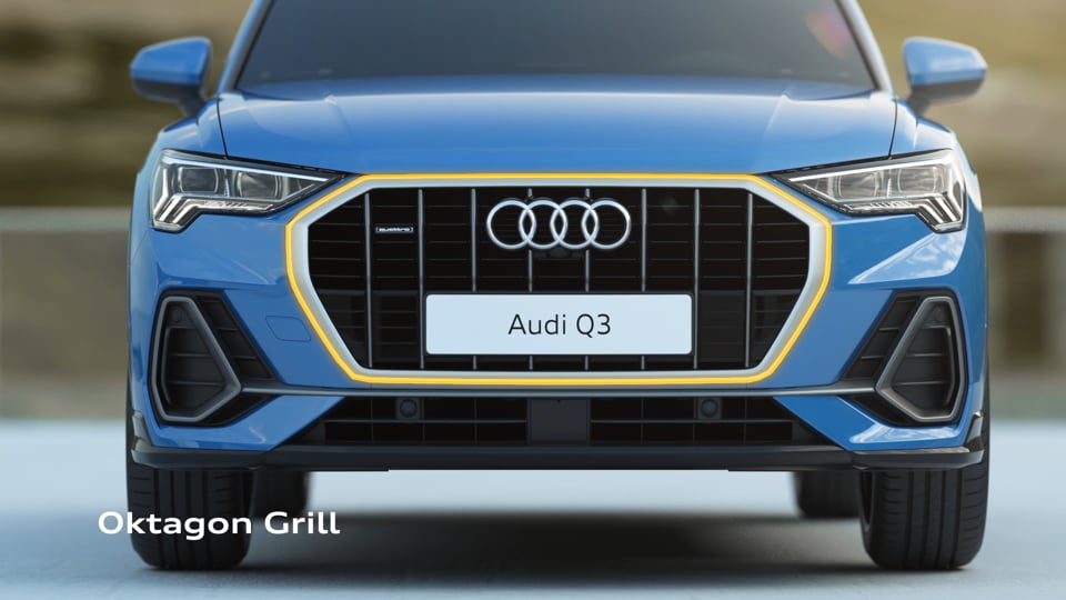 Der neue Audi Q3 - Das Exterieurdesign in einer Animation...