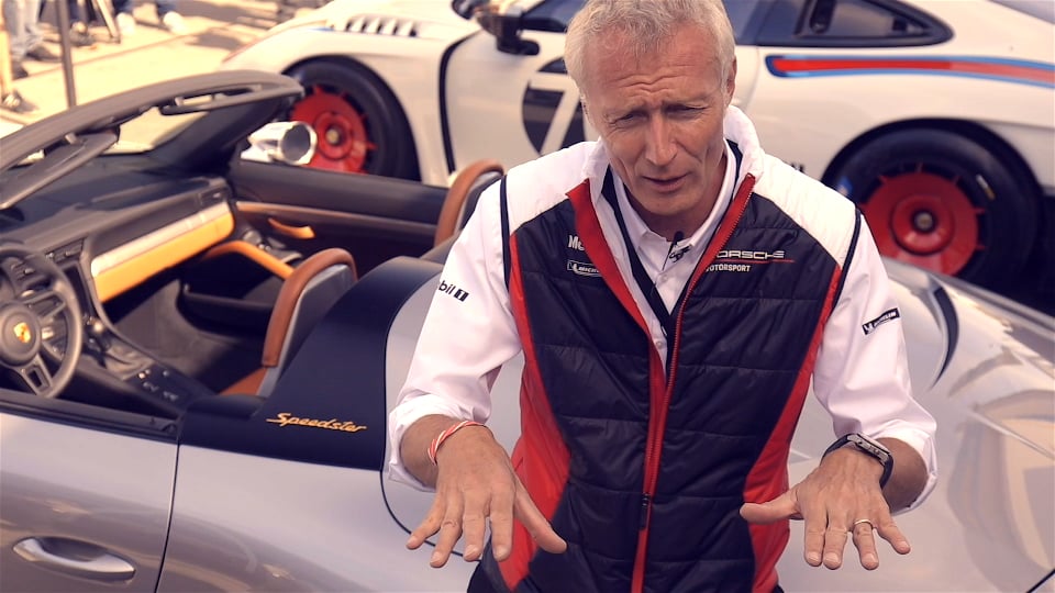 Andreas Preuninger about the Porsche 911 Speedster Concept - Rennsport Reunion VI