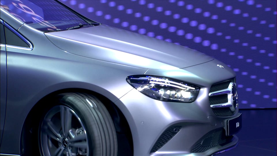 Mercedes-Benz auf dem Pariser Autosalon 2018 – die B-Klasse...