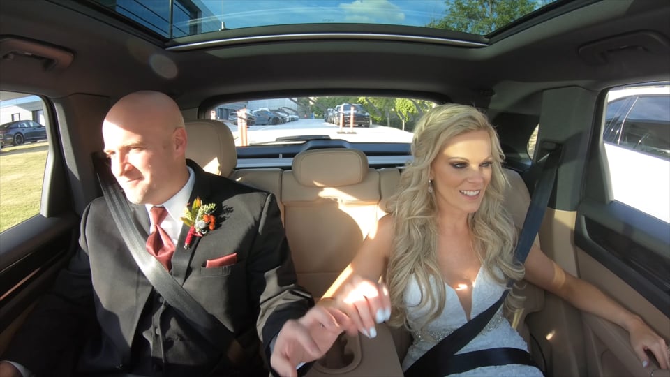 The wedding of Samantha and John – in a Cayenne