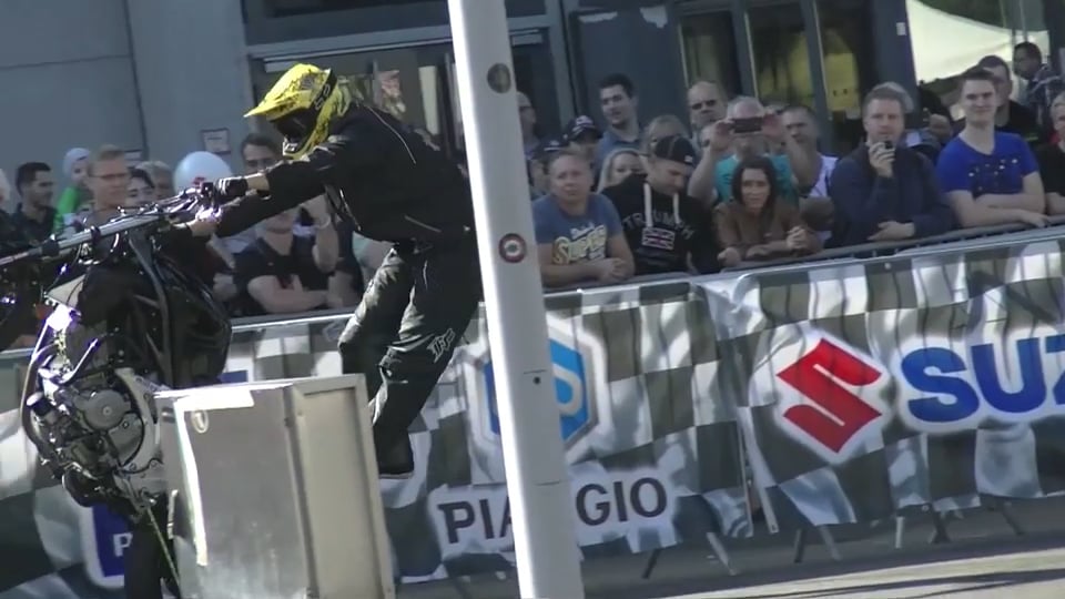 Stunt-Show auf der Intermot 2014